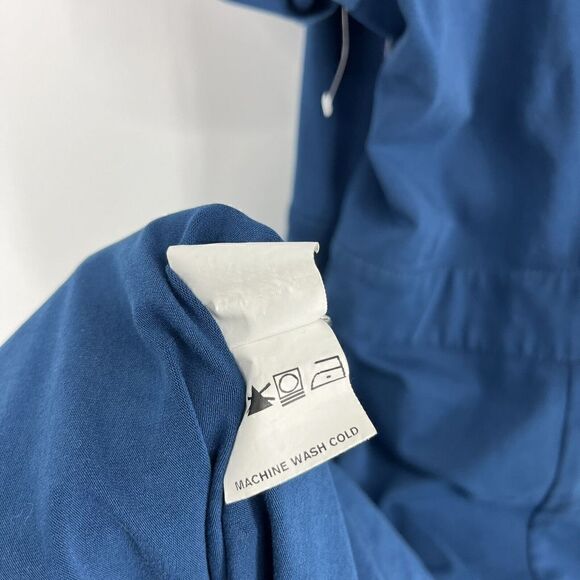 Eshakti Dress Size 22W Womens Blue Ruffle A Line Boho Stretch Knit Pockets - Picture 8 of 9